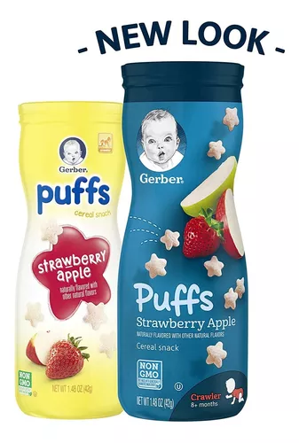 Gerber Strawberry Apple Baby Puffs - 1.48oz