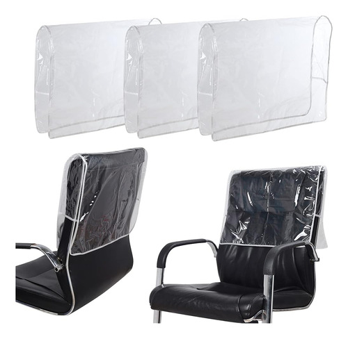 Perfehair Plastic Salon Chair Back Covers Protectores - Pack