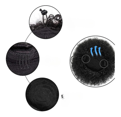 Pelucas Cortas Africanas De 8 Pulgadas, Extensión De 2