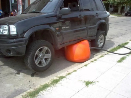 Crique Inflable Cricar Tamaño 1 Para Autos - Eleva 1,5 Tons