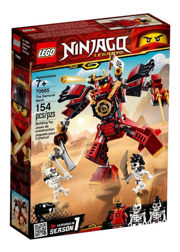 Lego 70655 Ninjago Legado Samurai Mech Mech 