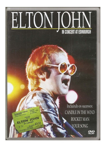 Dvd Elton John - In Concert At Edinburgh