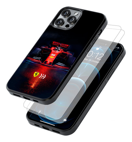 Funda + Dos Micas Para Iphone (todos) De Ferraari F 1 Iphone 16 Plus