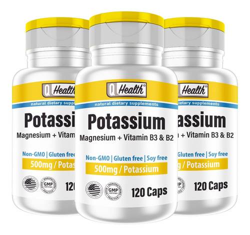 Potasio + Magnesio 360 Caps - Unidad a $1290