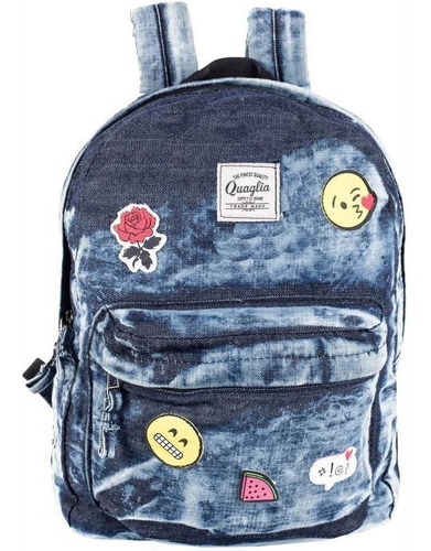 Mochila Jean Parches Urbana Quaglia Jp101
