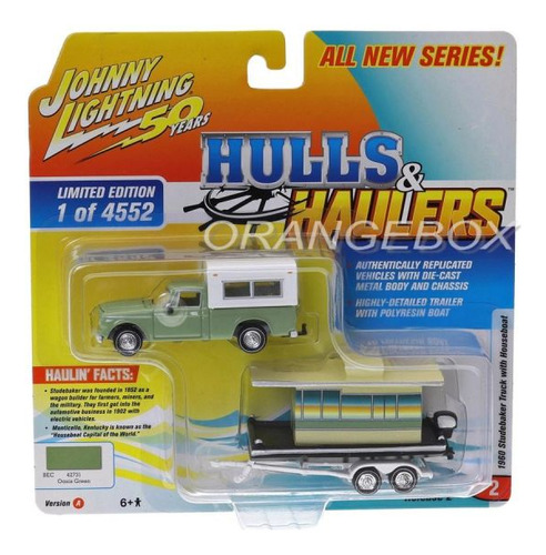 Studebaker Truck Hulls & Haulers R2 A 1:64 Johnny Lightning