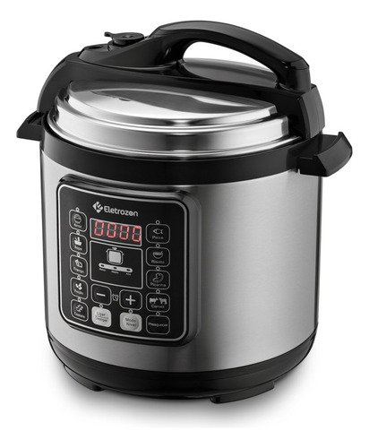 Elt-808 Panela De Pressão Elétrica 6 Litros Inox Eletrozon