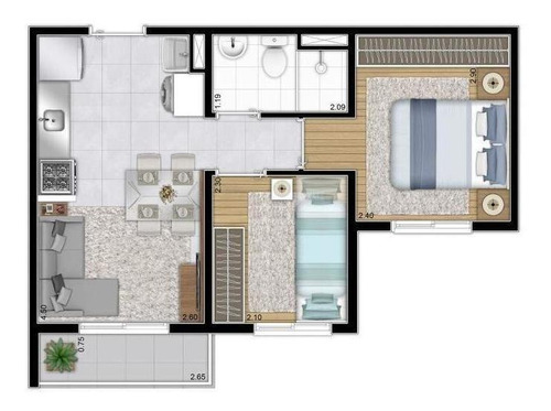 Apartamento 2 Dormitórios A Venda No Cambuci