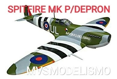 Planta Pdf Spitfire Mk Escala P/ Depron Ou Poliondas + Brind