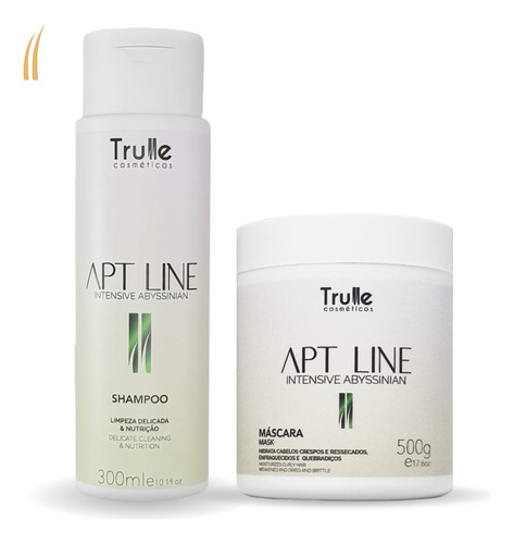 Shampoo E Máscara 500g Apt Line Tratamento Cabelo Ressecado