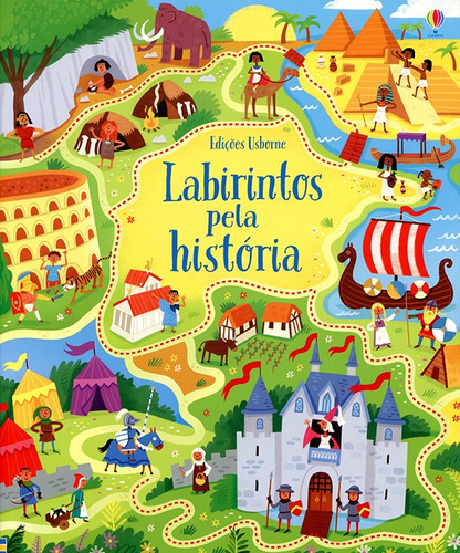 Labirintos pela história, de Taplin, Sam. Editora Brasil Franchising Participações Ltda, capa mole em português, 2019
