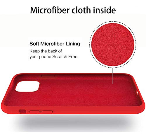Funda Para Samsung Galaxy A03s Rojo Delgada Silicon