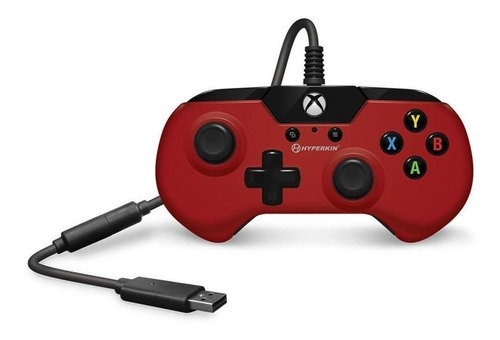 Controle joystick Hyperkin X91 vermelho