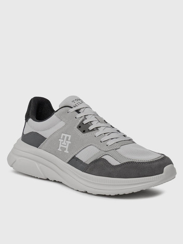 Zapatillas De Running Color Block Gris Tommy Hilfiger