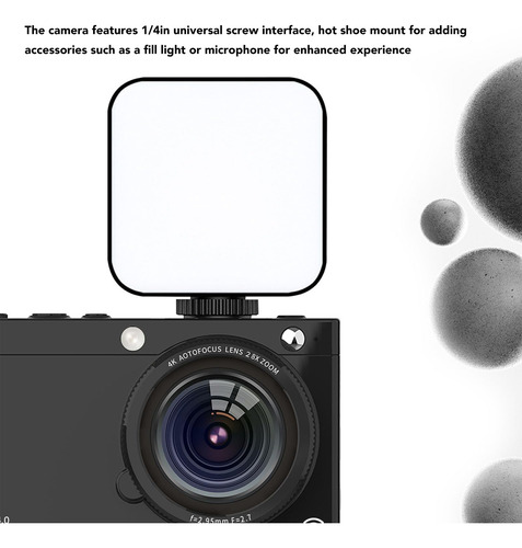 Cámara Digital 4k Zunate De 64 Mp Con Enfoque Automático Par