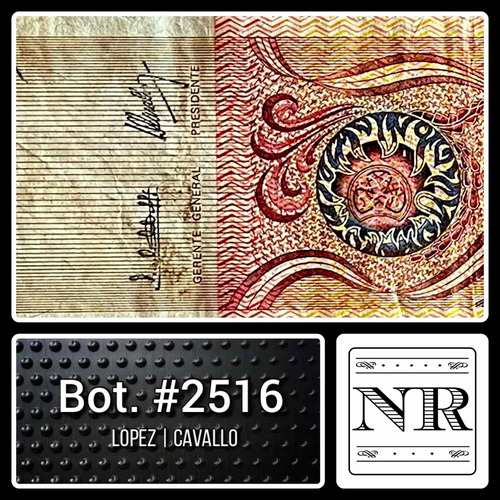 Argentina - 1000000 $ Ley - Año 1982 - Bot. #2516 - Cavallo