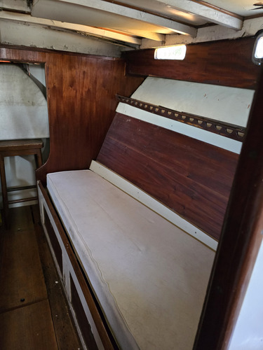Crucero Clasico De Madera Ortholan 14mts Diesel Eje
