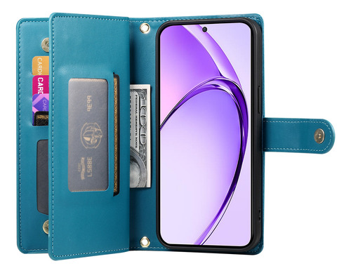 Funda Protectora Tipo Cartera De Piel Sintética For Oppo A3
