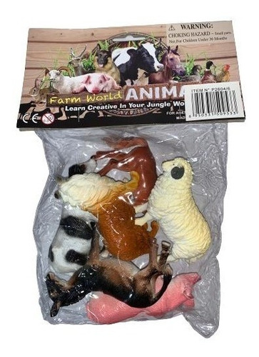 Set De Animales De Granja - Art2604/6