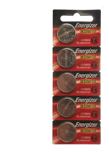 Pilas Cr2016 De Litio Energizer Tipo Boton  5 Unidades