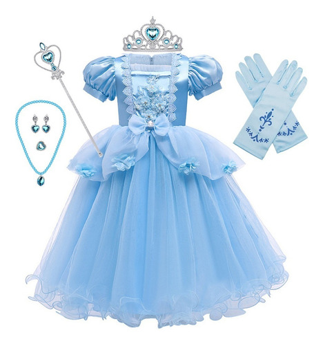 Lzh Vestido De Princesa Cenicienta Vestido De Ropa Para Niños Vestido De Pastel De Princesa
