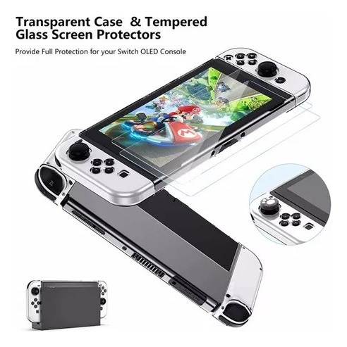 . Kit De 17 Accesorios Funda For Nintendo Switch Oled