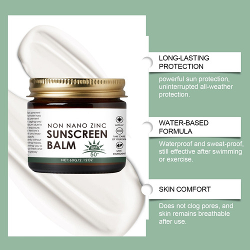 I Beef Tallow Sunscreen Balm Cuidado Protetor Solar De Alta