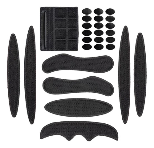 2025 27 Unids/set Kits De Acolchado For Casco De Negro6