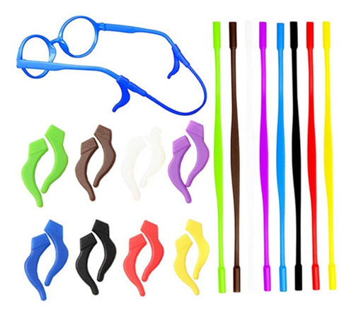 * Kit De Reparo De Óculos 8 Pares + 8 Peças