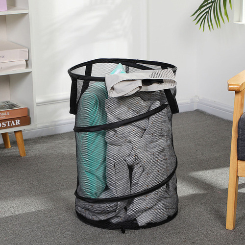 Cesto De Ropa Plegable De Malla Desplegable N Clothing Stora