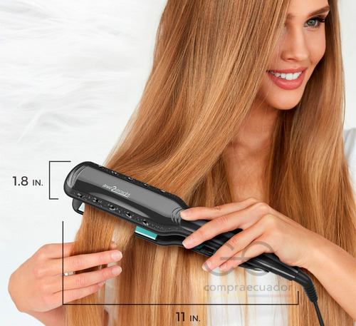 Imagen 4 de 10 de Remington Plancha Cabello Seco Mojado Cerámica 1 3/4 420f°