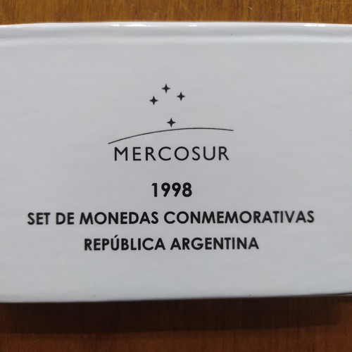 Set Monedas Conmemorativas Mercosur 1998 S/ Monedas
