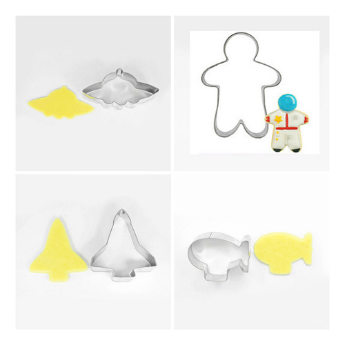 #. Molde For Hornear De Acero Inoxidable Con Forma De Nave
