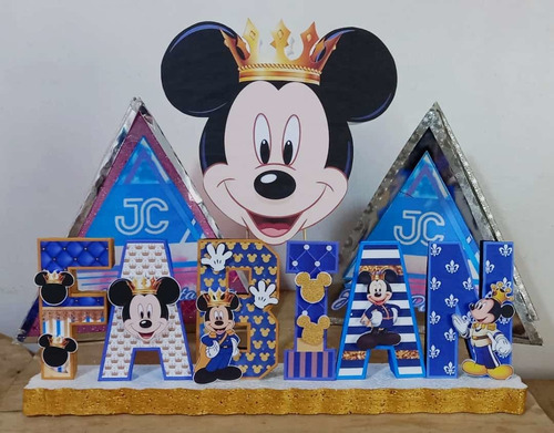 Piñata Mickey Mouse Selfie Chupetera Minipiñatas Cotillon
