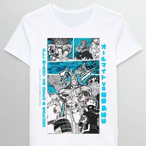 Remera All Might Vs Midoriya Bakugo My Hero Academia Pan1472