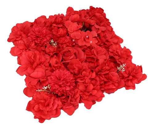 Paneles De Fondo De Pared Con Flores Artificiales, Simulació