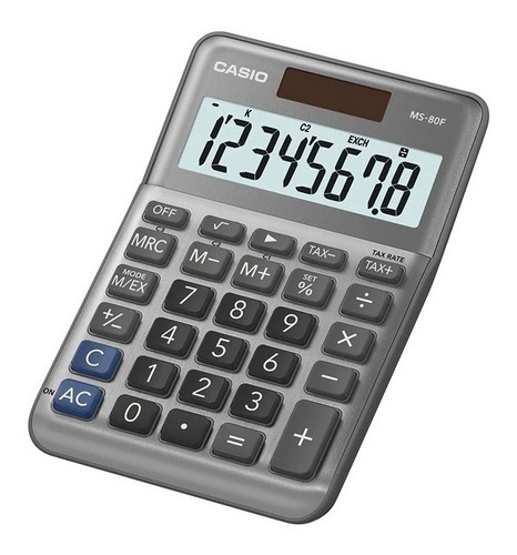 Calculadora Casio Ms-80 De Escritorio Pantalla Extra Grande!