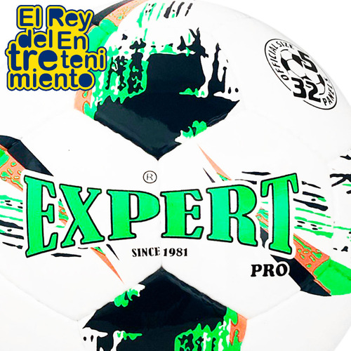 Imagen 2 de 3 de Pelota Expert N5 Fútbol Profesional Cosida A Mano - El Rey