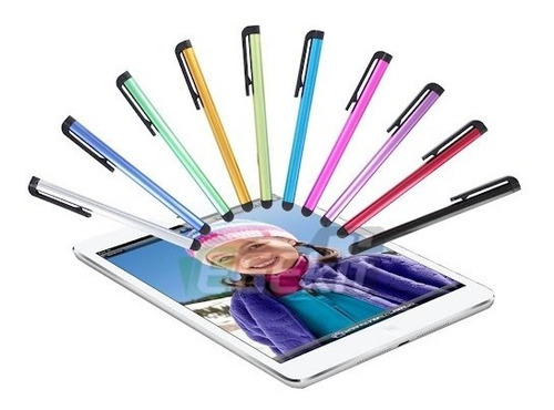 Imagen 8 de 10 de Lapiz Optico Touch Metalizado Tablet Gps Celular