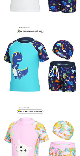 Traje De Baño De Una Sola Pieza Para Niños, Estudiantes, De