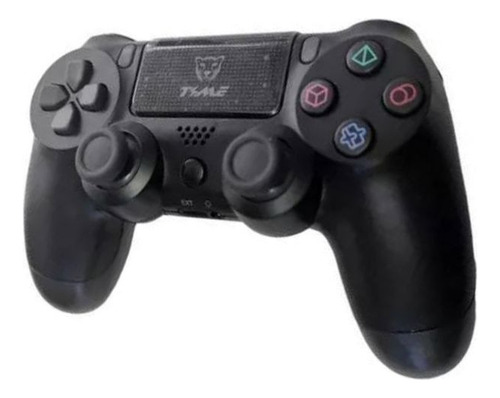Joystick Compatible Ps4 Generico Inalámbrico + Cable Carga Negro