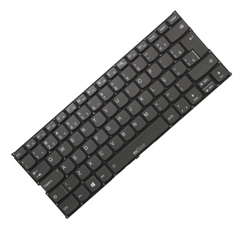 Teclado Para Lenovo Flex 6-14ikb 81em Cor Preto Idioma Português Brasil
