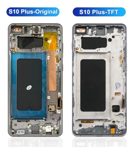 Imagen 3 de 6 de Pantalla Lcd+marco Compatible Con Samsung S10 Plus S10+ G975