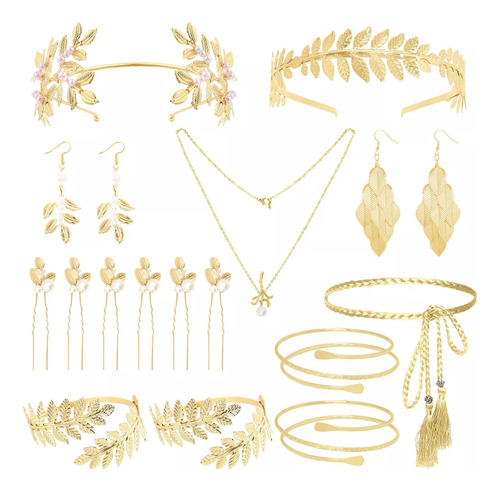 18 Accesorios De Disfraz De Diosa Griega Con Diseño Ce