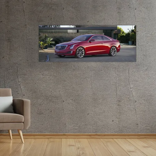 Cuadro 30x80cm Auto 2015 Cadillac Ats Coupe 1024 32