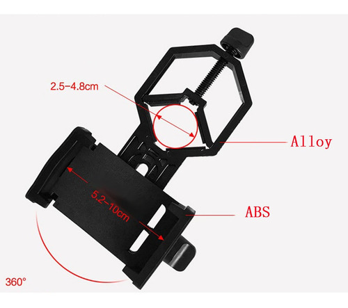 Imagen 4 de 6 de Soporte Para Teléfono Telescópico Soporte Ranura De 360