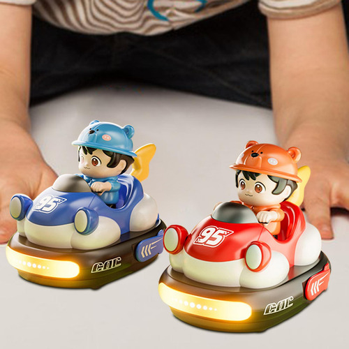 2x Rc Speed Car Boys Race Car Toy Kids Rc Cartoon Car Battle