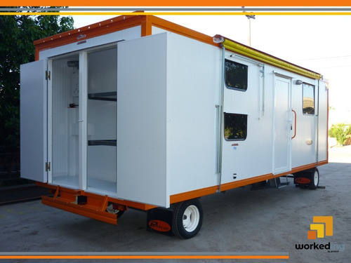 Imagen 1 de 18 de Casilla 4 Camas 7.00 X 2.5m - Estructura Termica Poliuretano