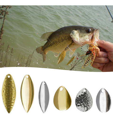 3 Señuelos De Pesca De Bricolaje De Fabricación De C Oro