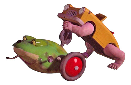 Figura Coleccionable Toy Story The Frog Y Pump Boy Mini